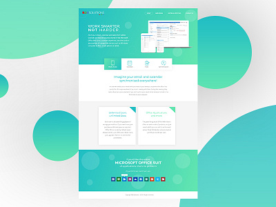 Landing Page landing page microsoft ux design visual design web design