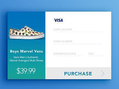 Daily UI Challenge #2: Credit Card Checkout #DailyUI checkout credit card form daily 100 challenge daily ui daily ui 002 dailyui dailyuichallenge design marvel marvel comics shoes