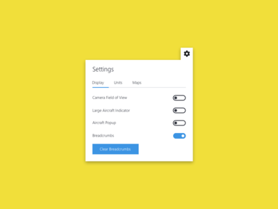 Simple Settings Menu