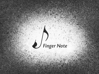 Finger Note black croche doigt espace finger music musique negatif negative noire note quaver space symphonie symphony