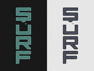 Surf Shirt design eau espace font lettering logo mark mer negatif negative plage sea shirt space surf surfing symbol t shirt type typographie typography water