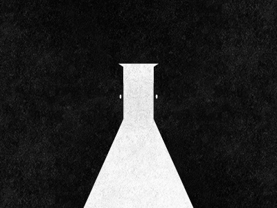 Lab Open black chemistry design door experience lab laboratory light logo negative open science scientific space symbol white