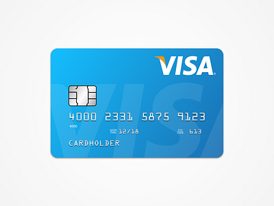 Visa Card card credit card sketch template visa