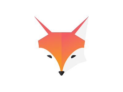 Running With Foxes animal animal head animal logo brand icon fox fox logo geometric logo logo design logo icon orange fox red fox vector