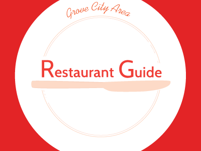 Restaurant Guide snapshot clean cover food layout magazine minimal red simple vector