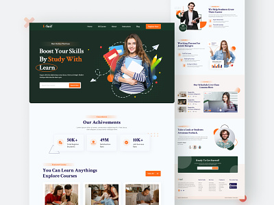 E-Learning Platform Website