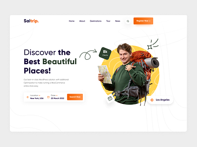 Travel - Tour Agency Website Concept Design