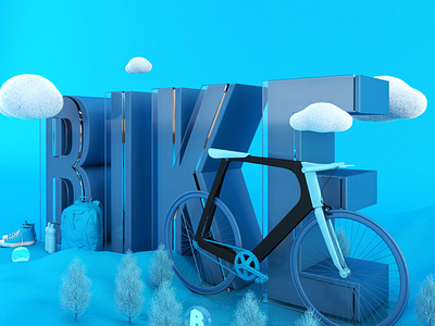 Bike-Colorlife-1 3d 3d art