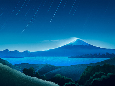 Mount Fuji fuji illustration mount