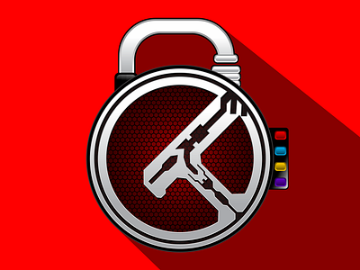 Den O Lock Seed icon lock sticker