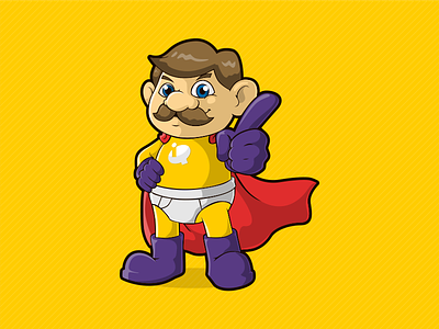 Super Hero android app cartoon character emoji ios iphone mascot sticker superhero