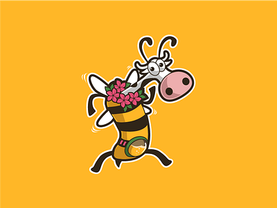 Bee Cow Character