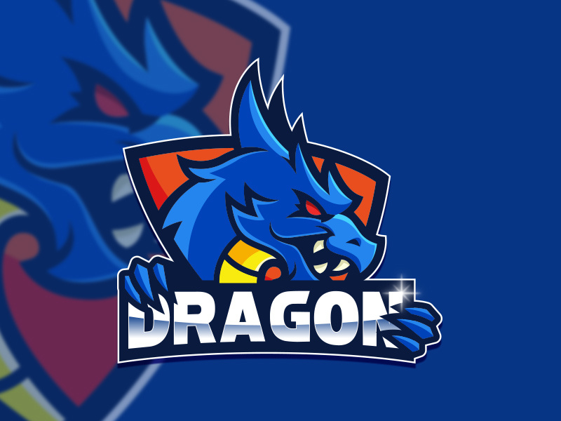 Dragon esport logo by Agustian Eko Saputro on Dribbble