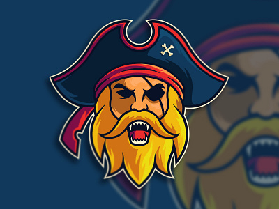 Pirate character eposrt logo esport illustration logo mascot mascot logo pirate pirate logo t shirt design