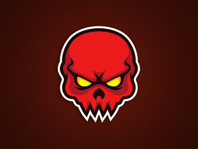 Skull character esport esportlogo gamerlogo illustration logo logogaming mascot skull tshirtdesign