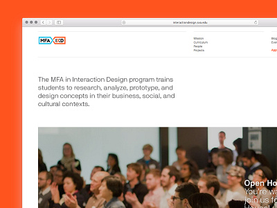 SVA MFA Interaction Design grid international modern nb international new york new york city orange school of visual arts svaixd typographic web white