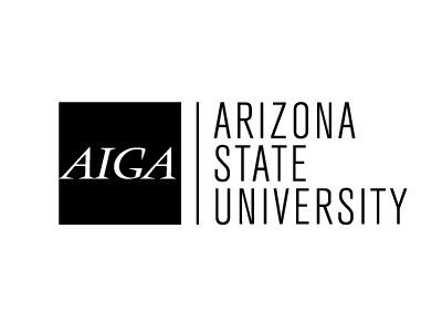 AIGA | ASU aiga arizona arizona state university joseph bergdoll logo student student group university