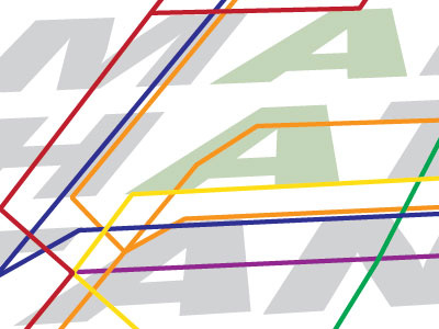 More Lines city design infographic information joseph bergdoll new new york poster subway typography wayfinding york