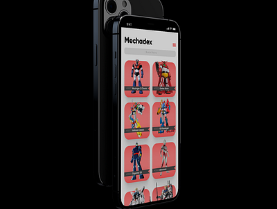 Mechadex Project app apple figma figmadesign