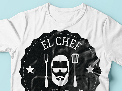 El Chef de la Barba T-Shirt apparel clothing logo printscreen tshirt youtube