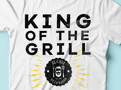 El Chef de la Barba - King of the Grill apparel clothing logo printscreen tshirt youtube