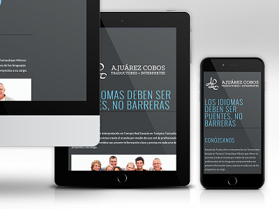 Responsive Website for AJC Traductores