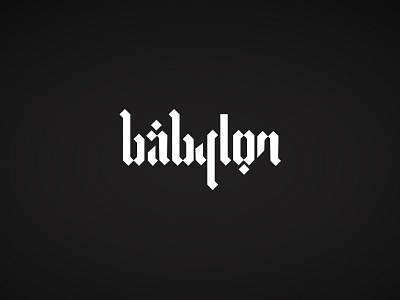 Babylon Logo brand logo naming. stationery