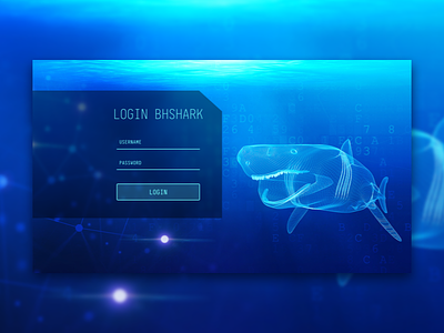 BHSHARK System bigdata blue deep blue login login page shark tech technology
