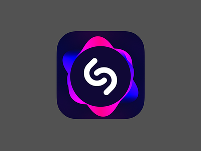 Shazam Logo Concept after effects blends ios7 logo shazam sound vector