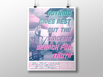 hypothesis (908) poster print riso risobook risography science truth weird science