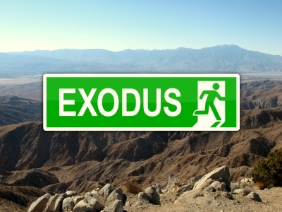 exodus bible desert exit exodus sign