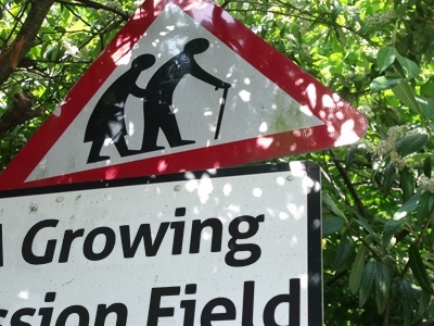 a growing mission field elderly fiec growing mission photo photo edit sign warning