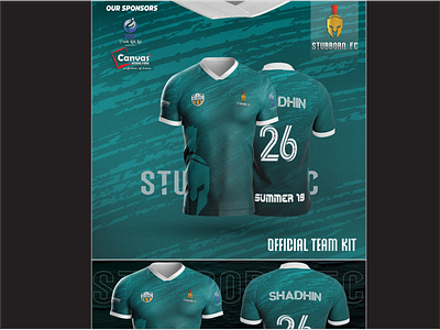 Stubborn FC Team Kit football kit graphic design jersey design soccer kit