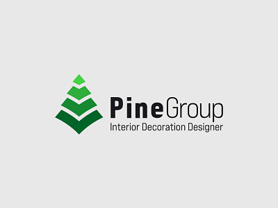 Pine Group art brand design brand visual identity design branding business design graphic design illustration logo logo design logotype type art type design typography