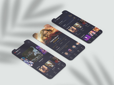 King Movie - Streaming Service design interface mobile app movie new ui user experience user interface ux web app