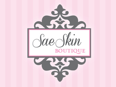 Sae Skin Boutique beauty bold boutique brand design fashion feminine graphic identity pink spa women