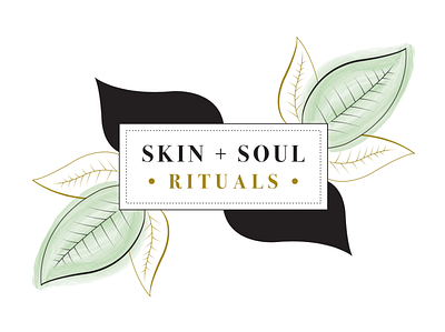 Skin + Soul Rituals beauty logo branding design identity illustration logo skin skin logo vector