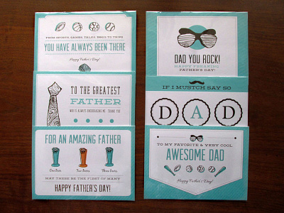 Handmade Father's Day cards beer cards dad designs fathers day funky handmade illustrations men mustache sports sunglasses