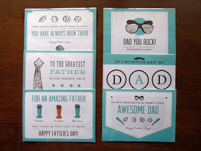 Handmade Father's Day cards