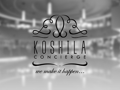 Koshila Concierge branding design graphic design illustrator logo london luxury typography vector