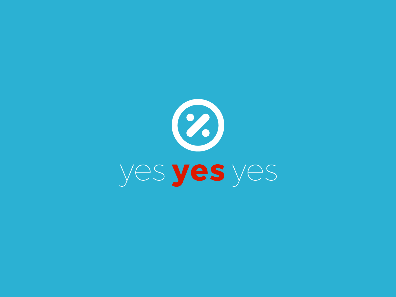 Logo Design // Yes Yes Yes by Vadim Coolin on Dribbble