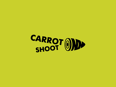 One color Carrot Shoot | Logo art branding carrot color design icon illustration logo one color shoot vector