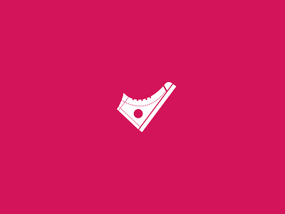 Sneakers Pin | Sign art branding design illustration logo pin pink sign sneakers vector