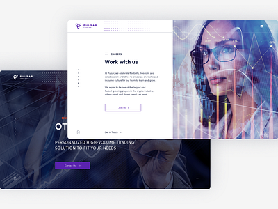 Pages | Pulsar Website app design flat graphic design landing minimal ui ux web website