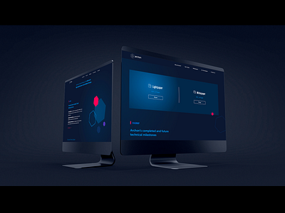 Dark mockup | Website Design and Production dark design landing minimal mockup monitor ui uiux ux web website