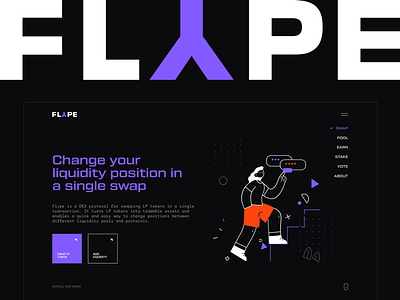FLYPE | Logo & Website mark minimal