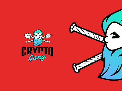 Cryptogang | A #PART2 of one gang logo art blockchain crypto cryptogang illustration minimal