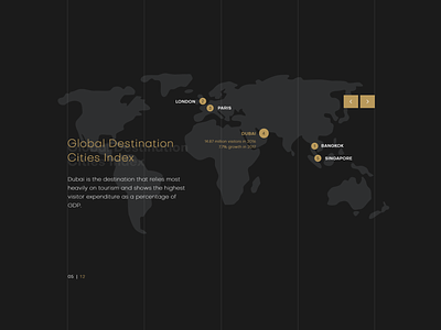 Modinori Hotel Project | Website Design MAP data infographic map minimal