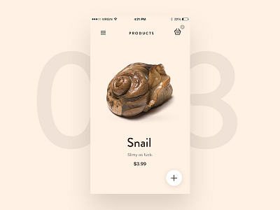 Nasty food series 03 app concept design food game interface pastel ui