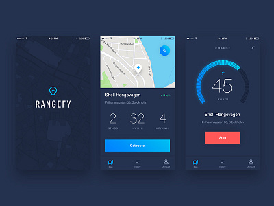 Rangefy Concept app concept design interface ui